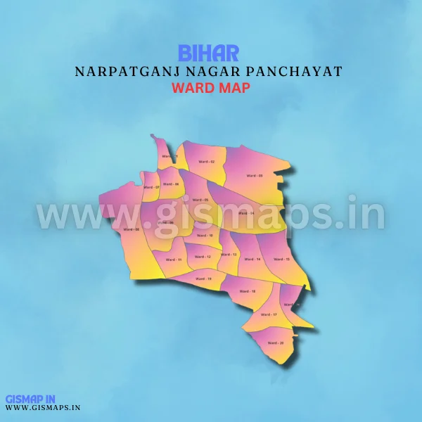 Narpatganj Nagar Panchayat Ward Map